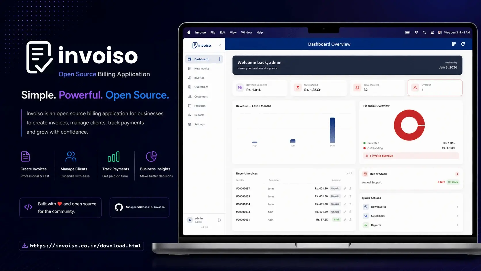 Free Billing Software | Open Source Offl...